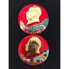 像章——油彩詩(shī)詞險(xiǎn)峰一對(duì)(zc41131051)