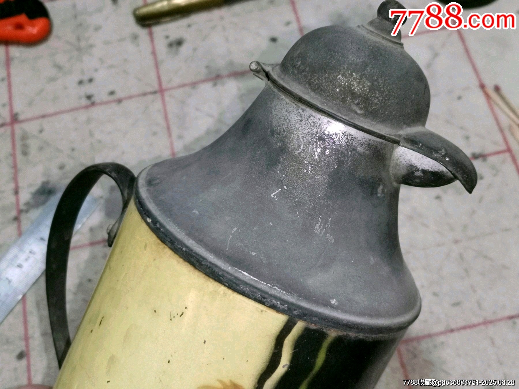民國時(shí)期金錢牌雄獅暖瓶熱水瓶_價(jià)格499元_第16張_