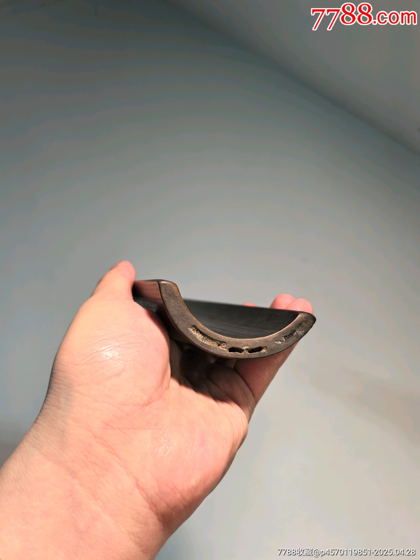 老竹雕佛像詩文人物臂擱鎮(zhèn)紙茶則擺件_價(jià)格397元【蘭馨堂古玩收藏藝術(shù)】_第6張_