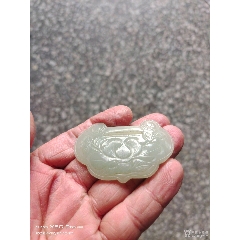 民國和田玉鎖