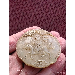 民國和田玉人物牌子