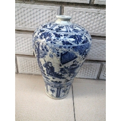 青花梅瓶殘器一件處理！