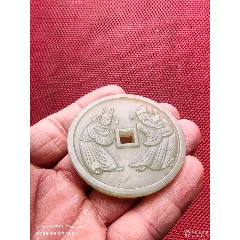 民國和田玉人物花錢