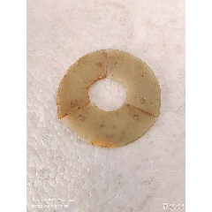 清晚民國和田玉三黃幣