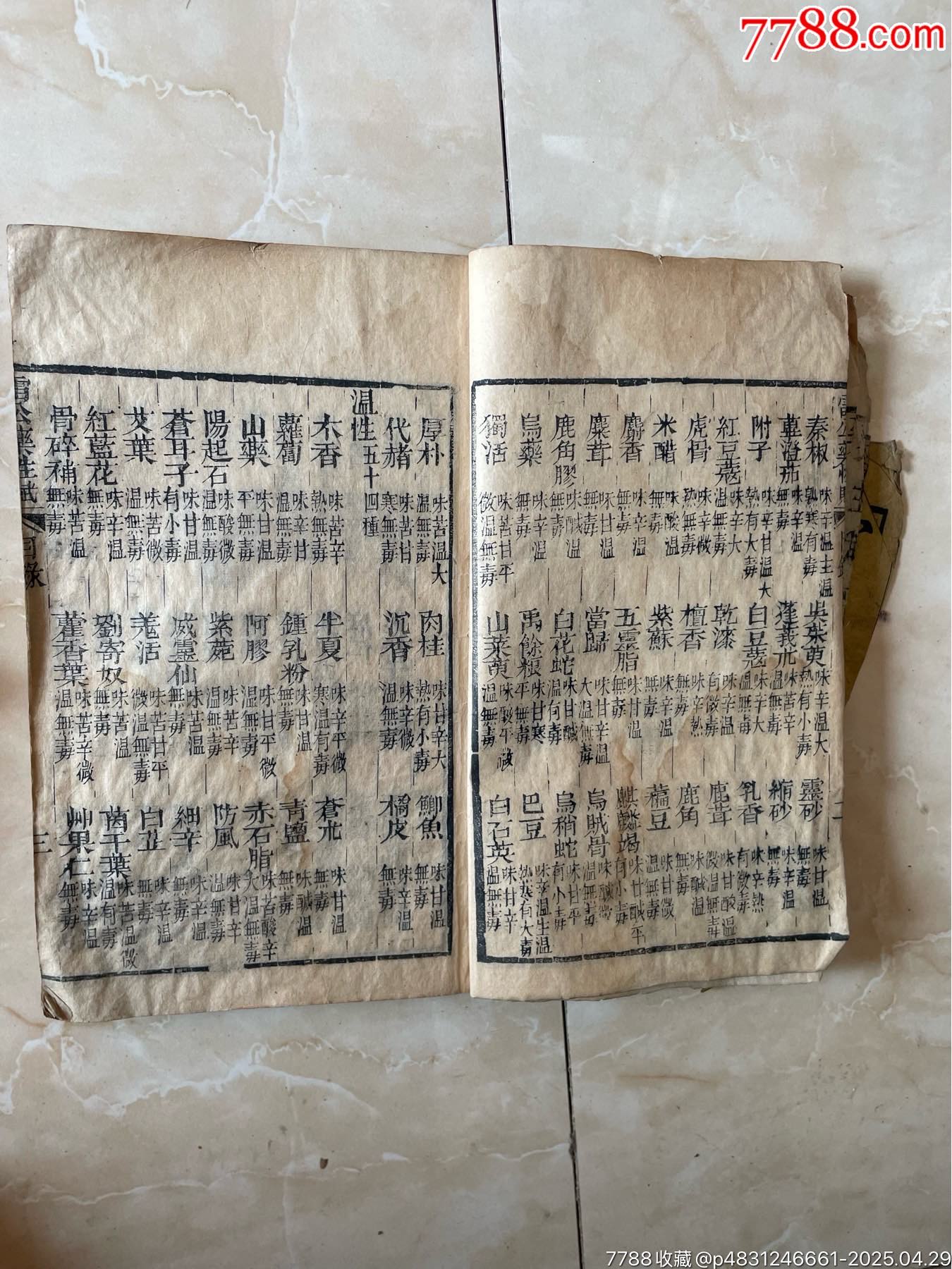 老醫(yī)書(shū)藥書(shū)2本_價(jià)格57元_第7張_