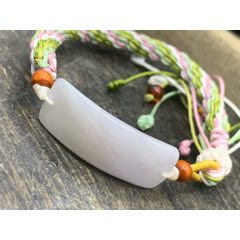 純天然A貨翡翠紫羅蘭手牌