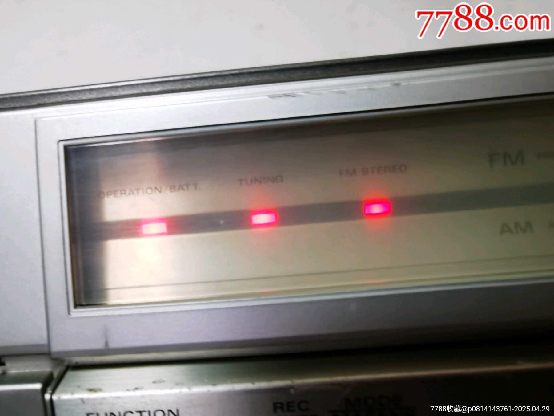 日立大型雙表頭收錄機(jī)TRK-8600RM（卡座有故障）_價格319元_第4張_