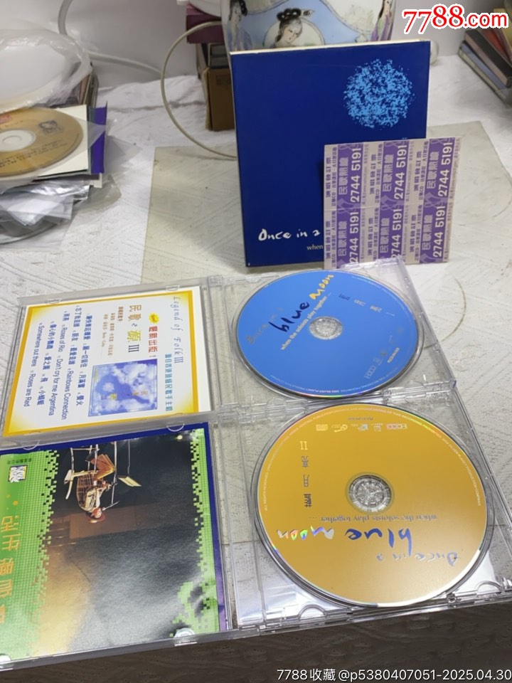 藍月亮-古典與流行結(jié)合。2CD。94新。_價格74元【一線音樂搬運工】_第3張_