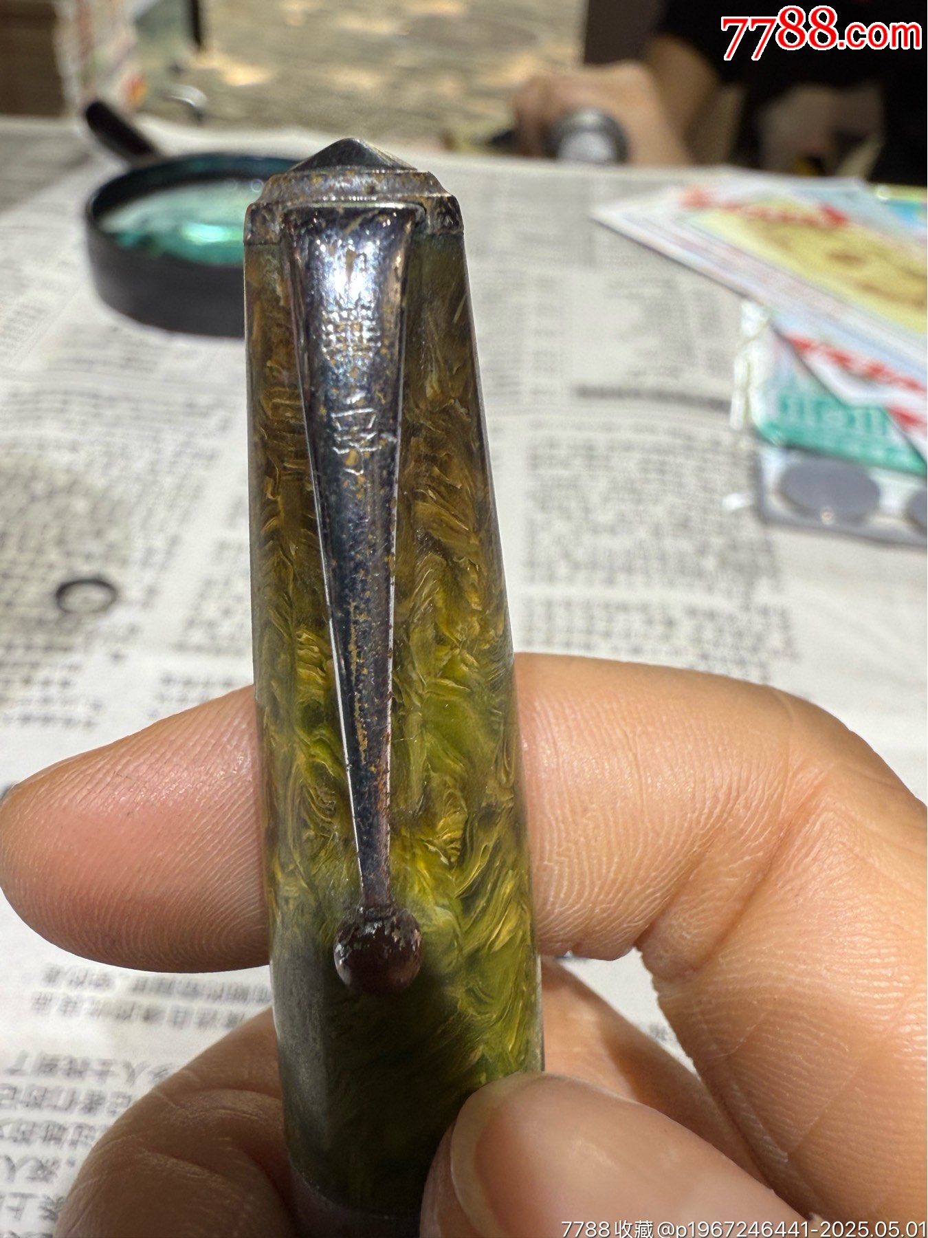 老金筆、筆套華孚、筆尖金龍、完好、實物實拍東西如圖看清拍拍好不退_價格171元_第2張_