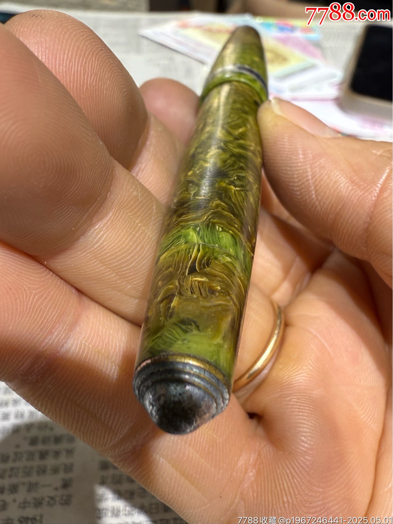 老金筆、筆套華孚、筆尖金龍、完好、實物實拍東西如圖看清拍拍好不退_價格171元_第7張_