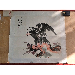中國(guó)美協(xié)王梓暉六尺斗方作品。畫(huà)芯凈尺寸：約96x88公分左右。已裱。保真。