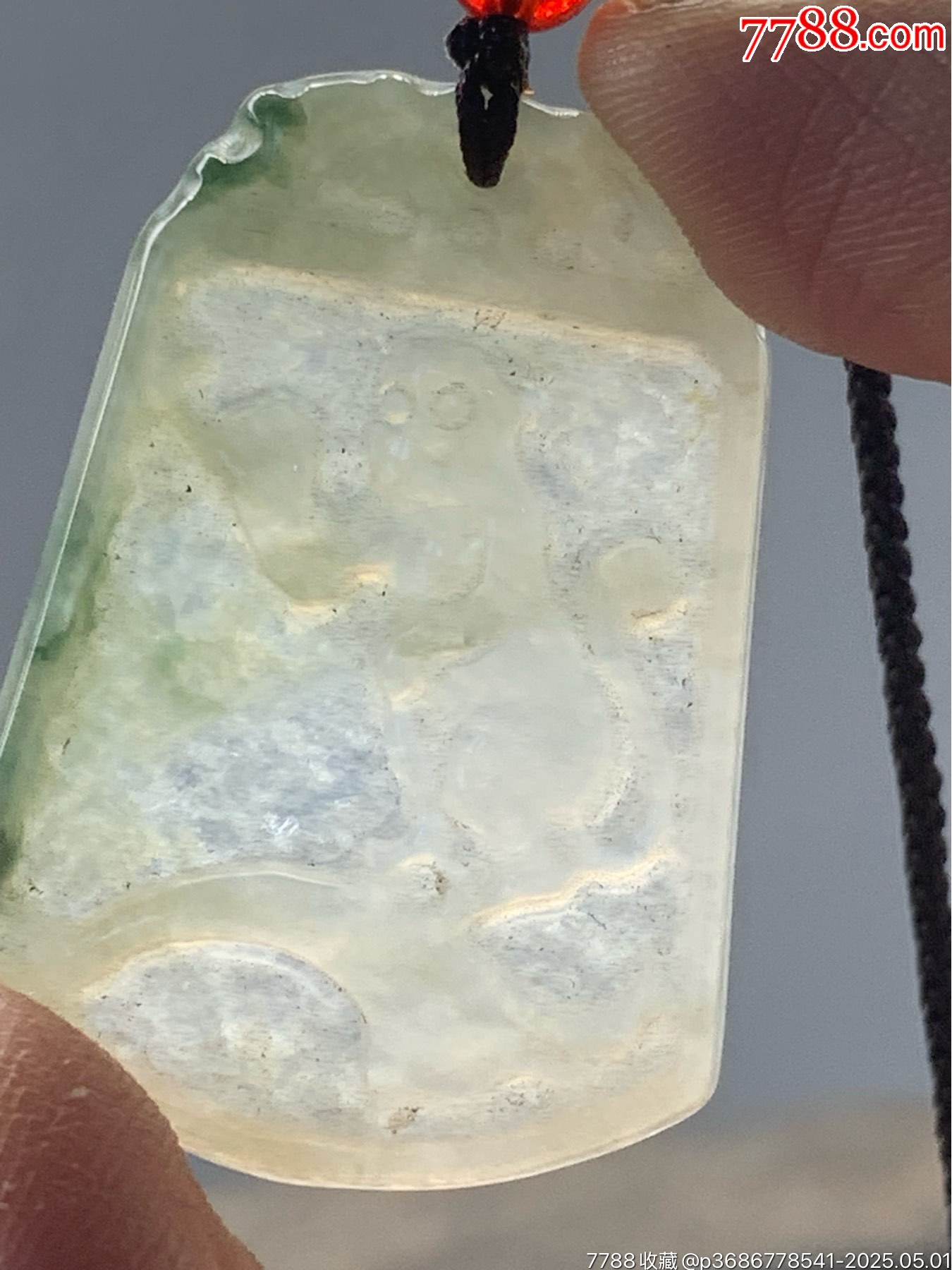 純天然A貨翡翠生肖猴牌子_價格1元_第9張_