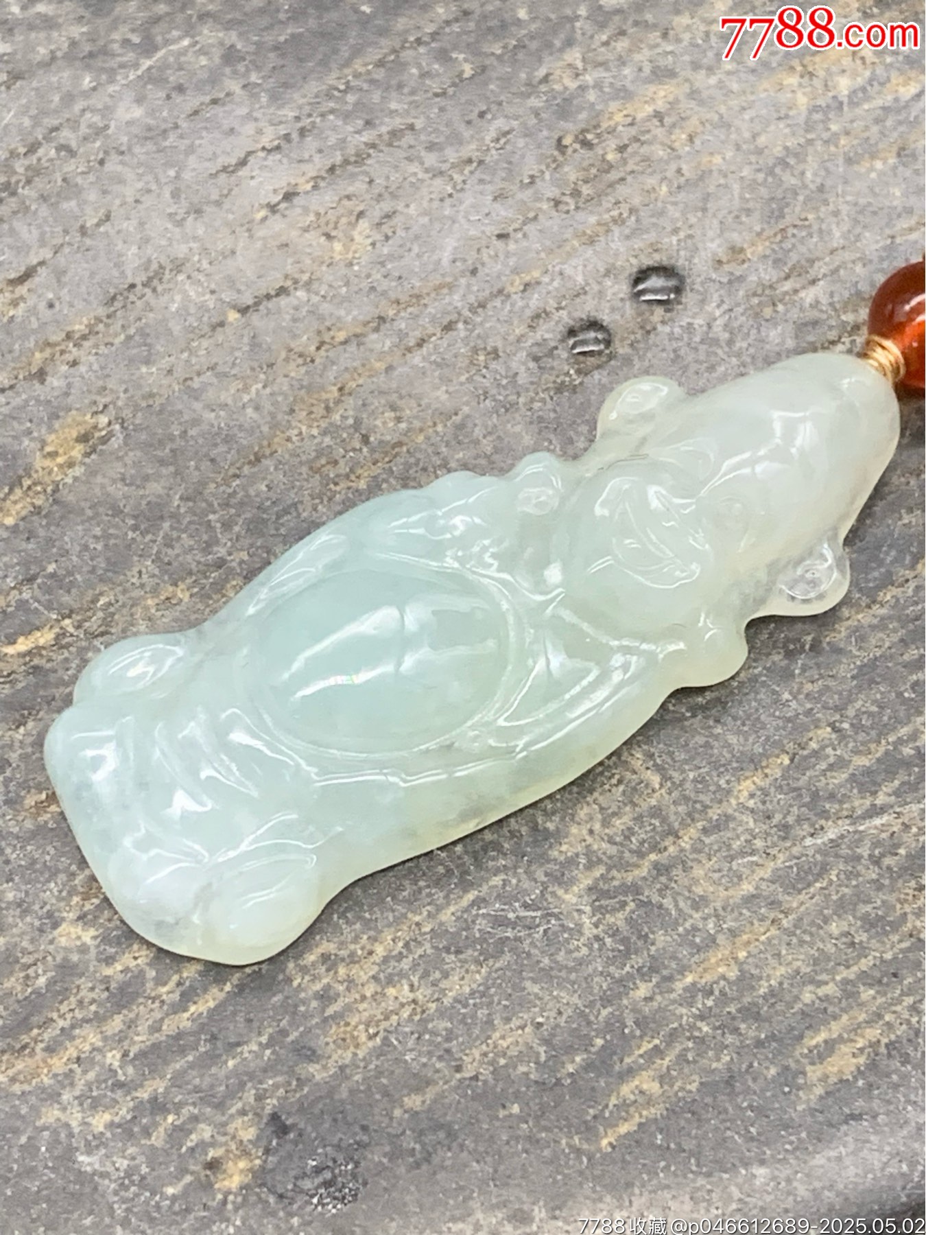 純天然A貨翡翠冰糯財神_價格11元_第4張_