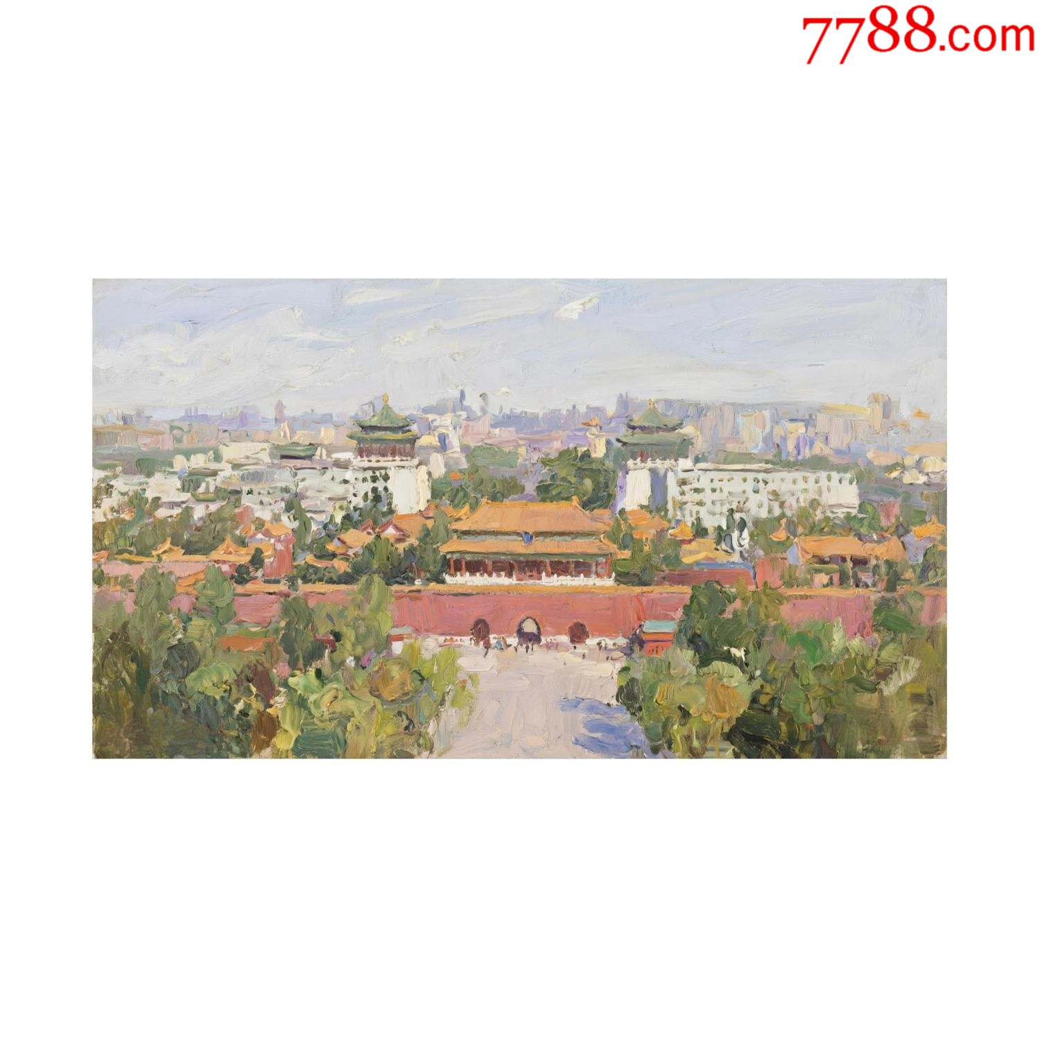 風景油畫原創(chuàng)作品_價格100元_第1張_