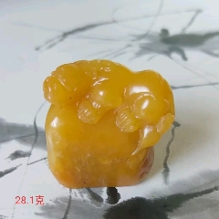 田黄石 瑞獣方型印章54*53.5*36.7㎜ 重さ160g【e153】 田黄石 瑞獣方型印章54*53.5*36.7㎜ 重さ160ge153