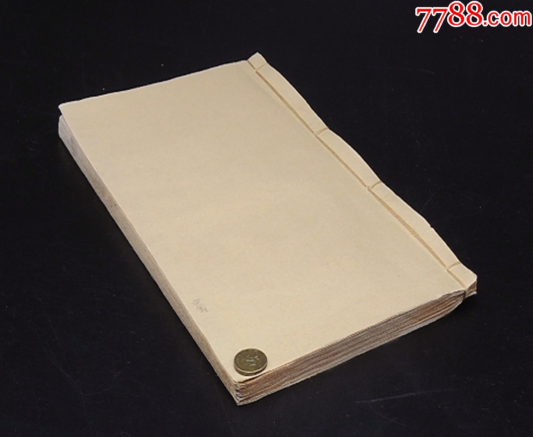 明萬歷綠君亭初刻初印《花蕊夫人宮詞》1冊不分卷一套全，字大如錢，雕鐫古樸。_價格13313元_第1張_