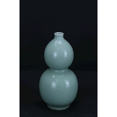 晚清民國粉青釉葫蘆瓶