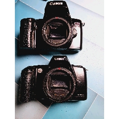 兩臺佳能kiss和eos1000型號傻瓜照相機_