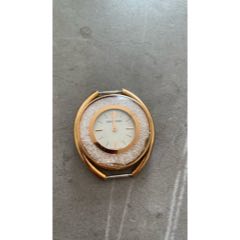 正品瑞士施華洛世奇鍍金石英手表