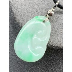純天然A貨緬甸翡翠如意