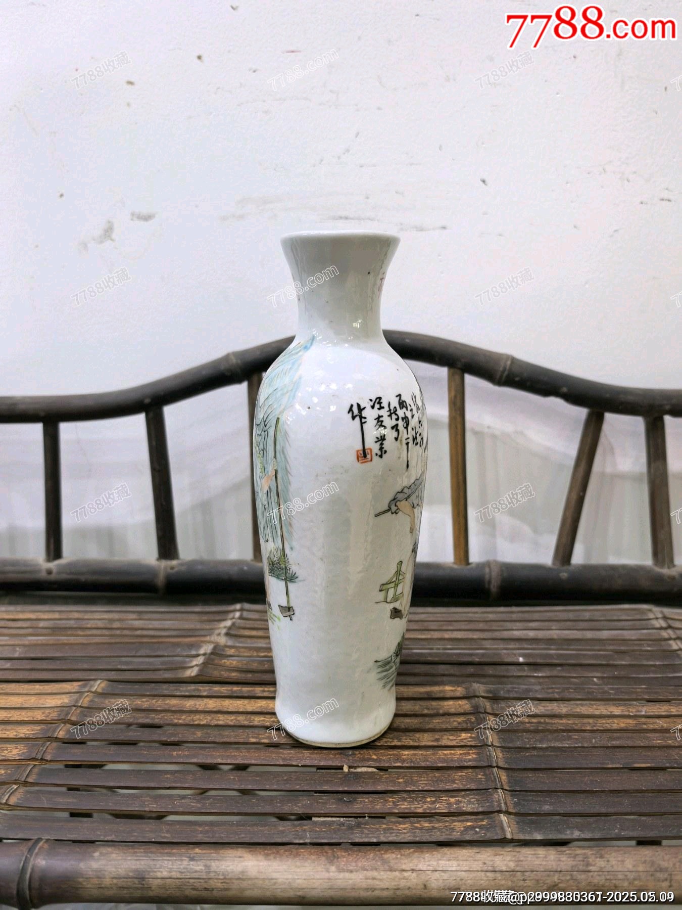 “漁樵耕讀”淺絳彩尺瓶_價格241元【蘭馨堂古玩收藏藝術(shù)】_第6張_