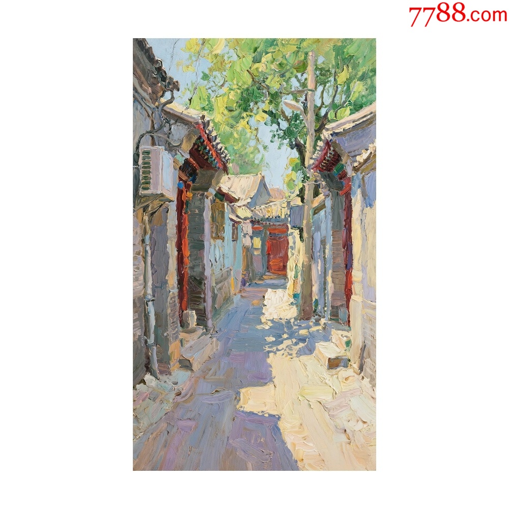 風(fēng)景油畫原創(chuàng)作品_價格50元_第1張_