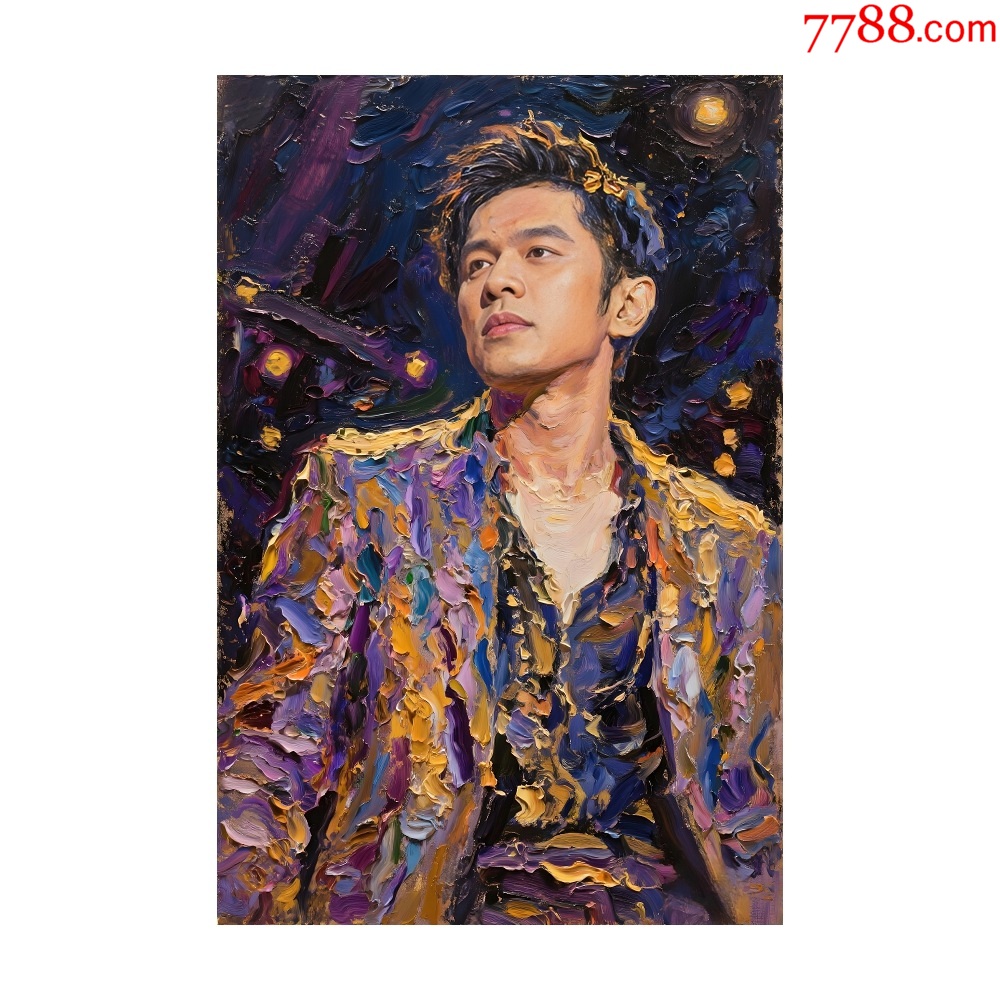 人物油畫(huà)原創(chuàng)作品_價(jià)格50元_第1張_