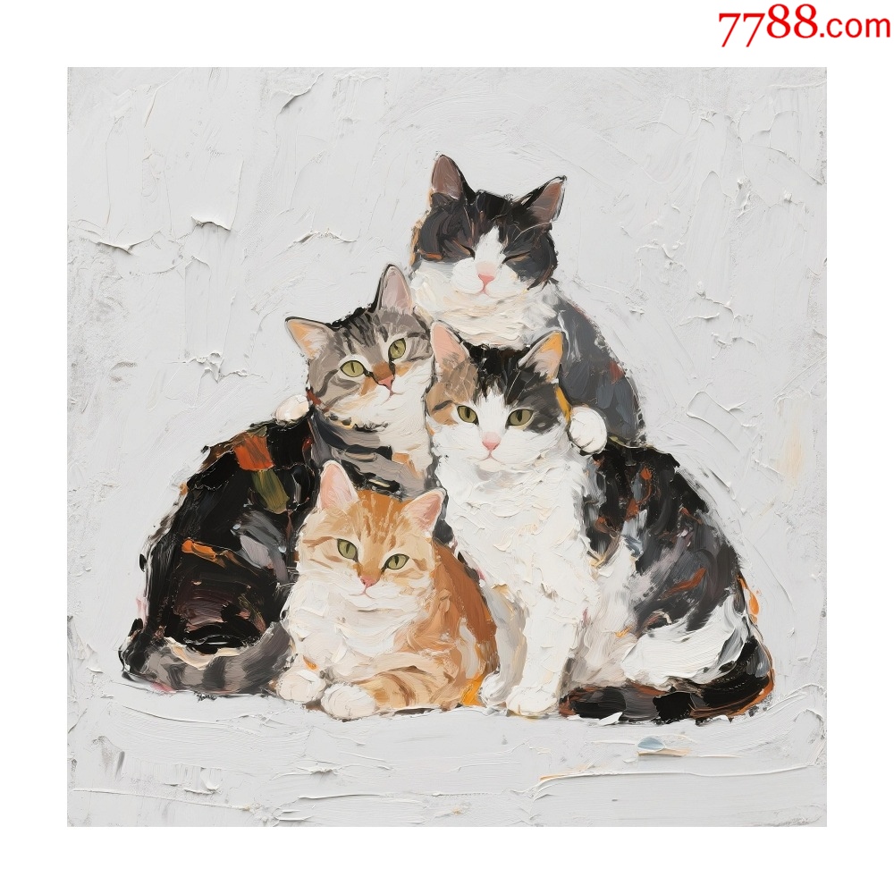 動物油畫原創(chuàng)作品_價格50元_第1張_
