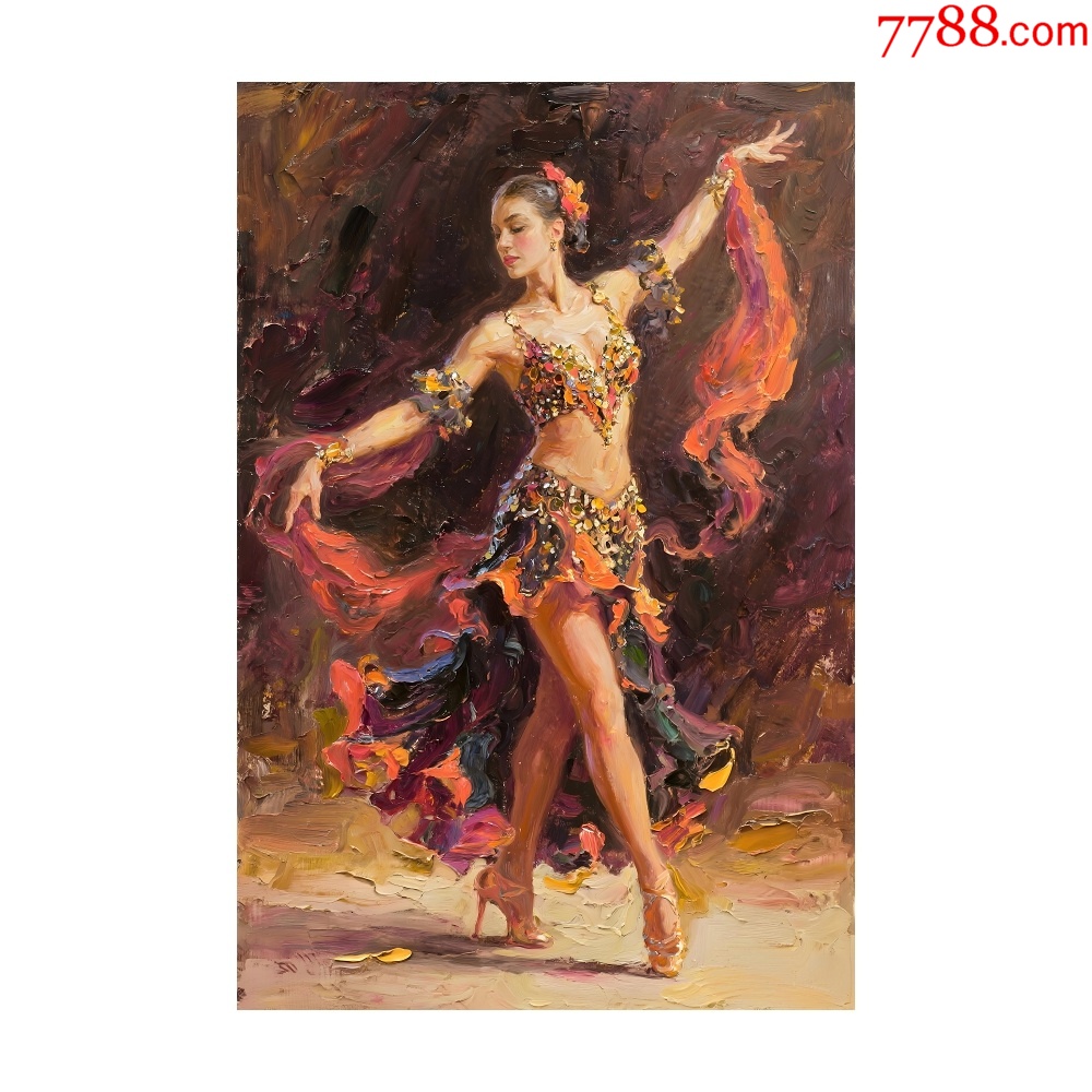 人物油畫原創(chuàng)作品_價格100元_第1張_