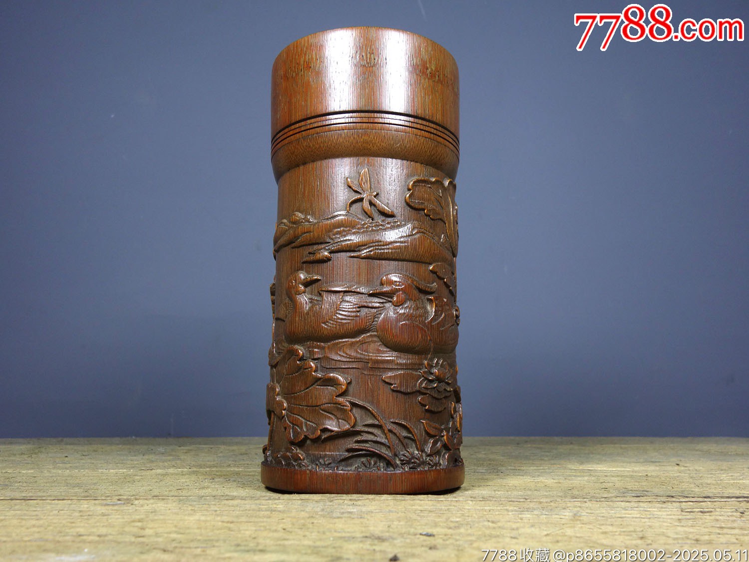 竹雕茶入 備前 丸壺 茶入 銘 関寺 – 鶴田 純久の章 お話