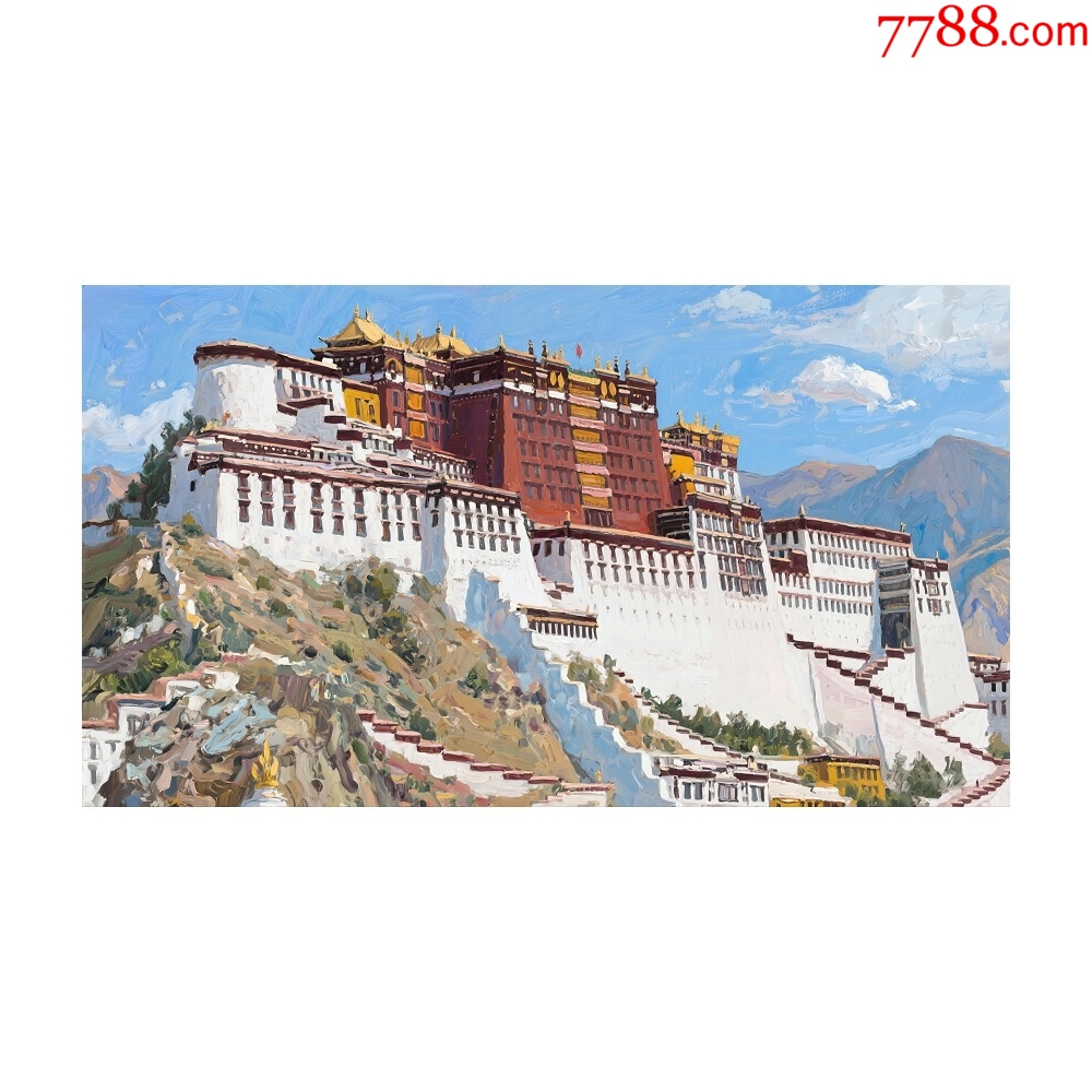 風景油畫原創(chuàng)作品_價格50元_第1張_