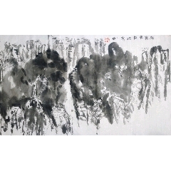 鄭志華國畫山水原作32x55CM(au41275947)_7788收藏__收藏?zé)峋€