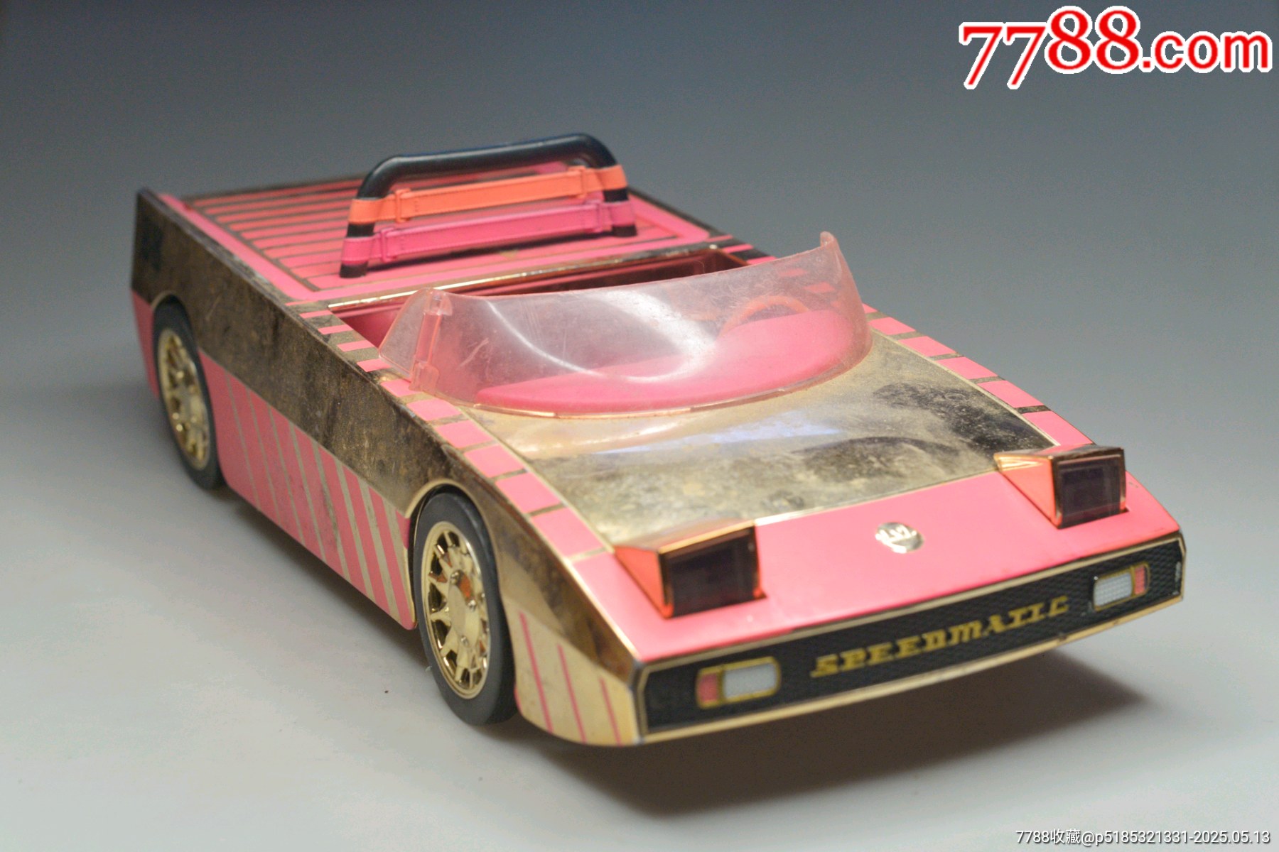 美国铁皮玩具原品lol惊喜娃娃跑车敞篷车怀旧玩具老玩具中古怀旧玩具