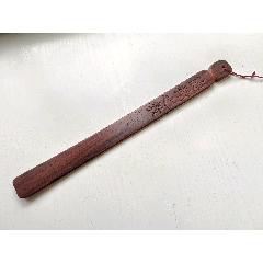 民國私塾里用的老紅木戒尺_