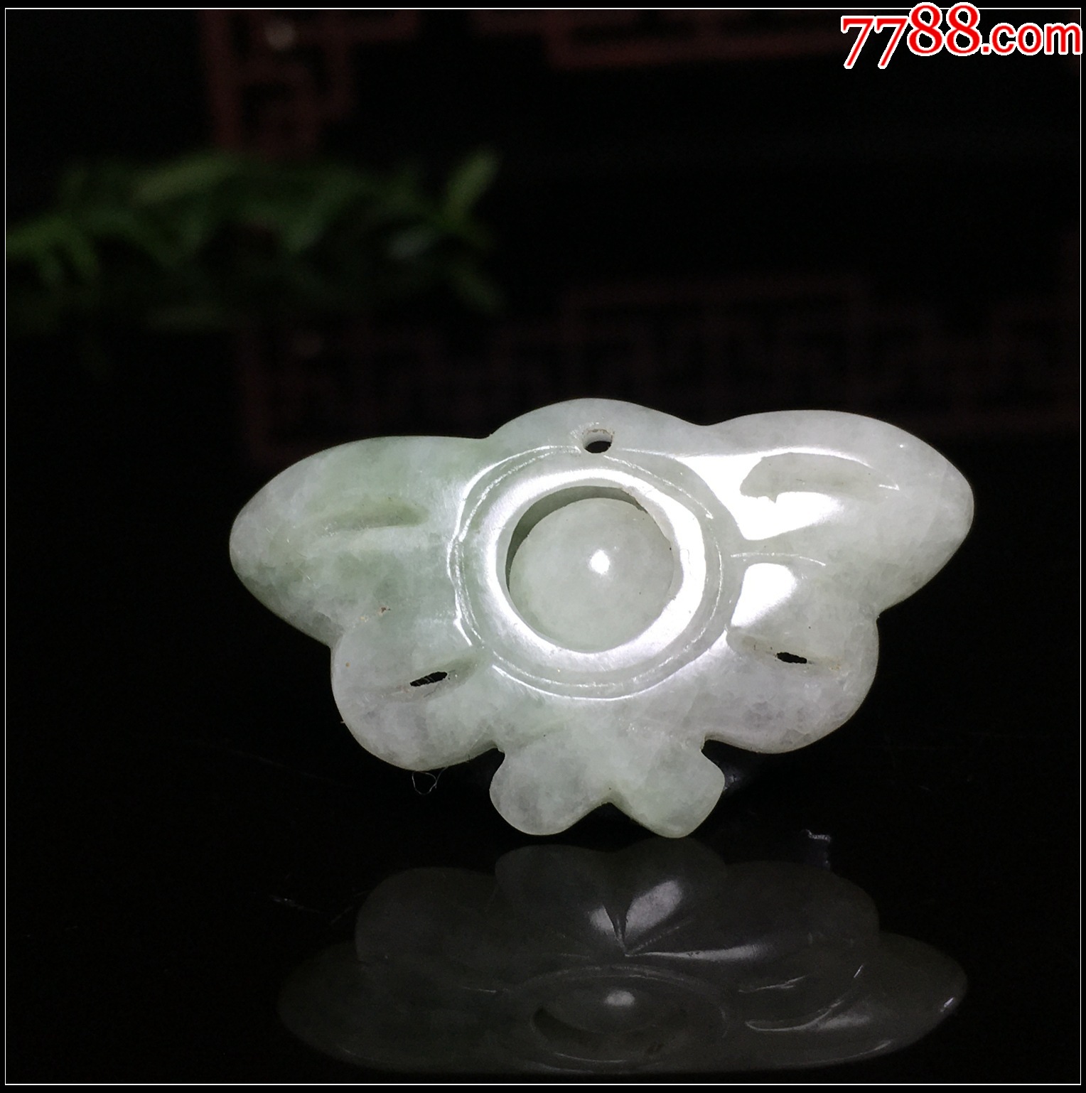 緬甸翡翠A貨小蝴蝶吊墜_價(jià)格1元_第1張_