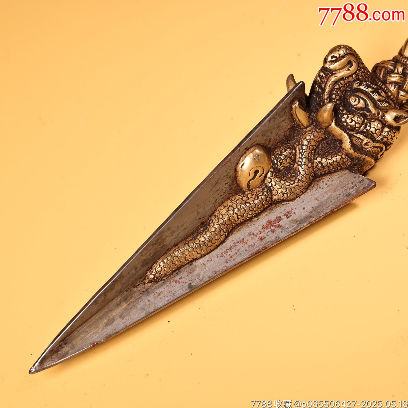 藏傳工藝打造密宗普巴金剛降魔杵降魔镢法器_價(jià)格888元【子健老貨】_第5張_