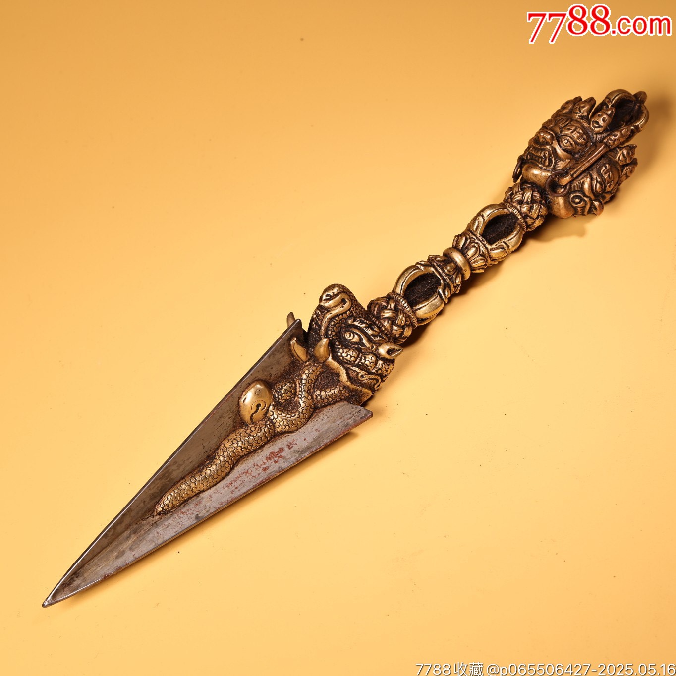藏傳工藝打造密宗普巴金剛降魔杵降魔镢法器_價(jià)格888元【子健老貨】_第6張_