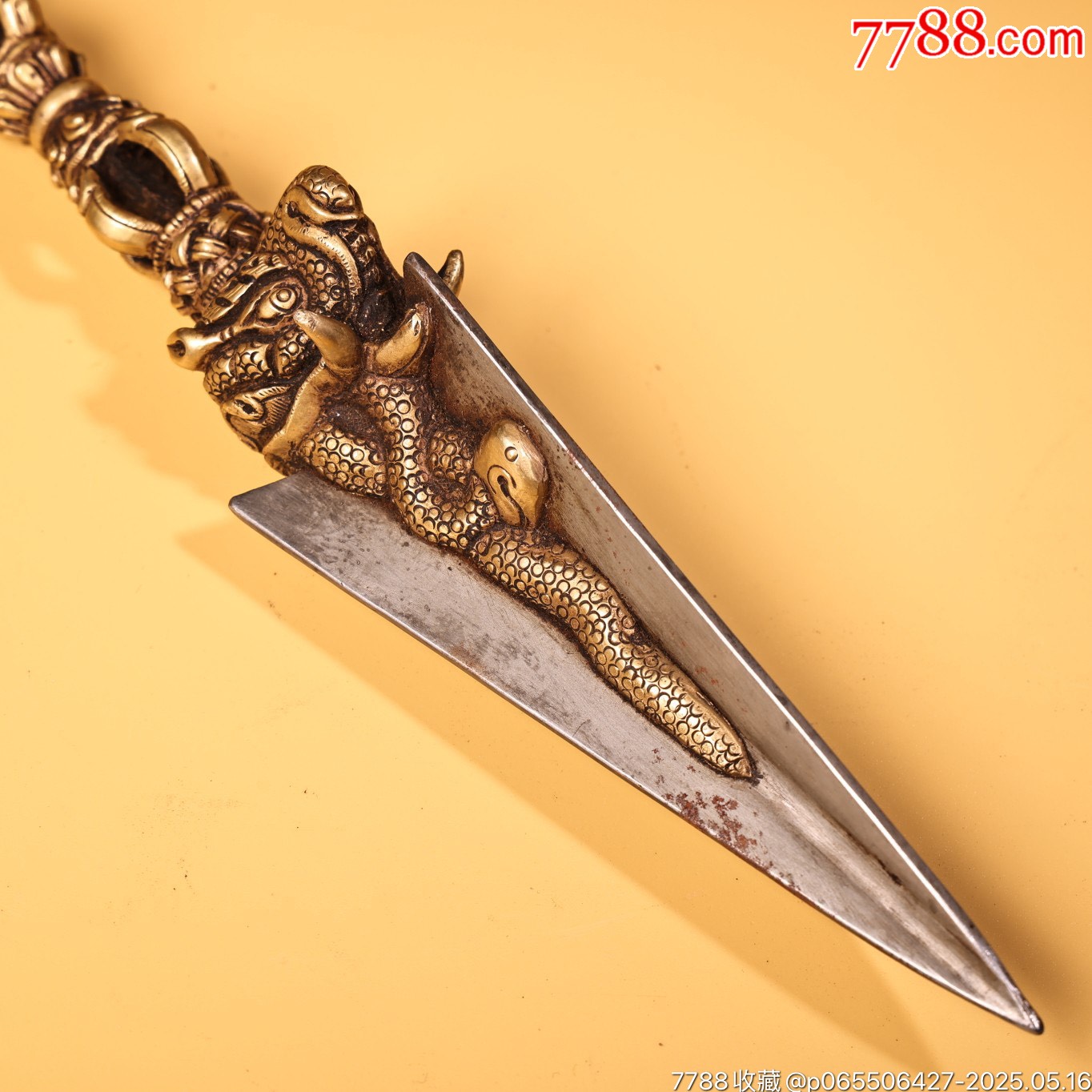 藏傳工藝打造密宗普巴金剛降魔杵降魔镢法器_價(jià)格888元【子健老貨】_第9張_