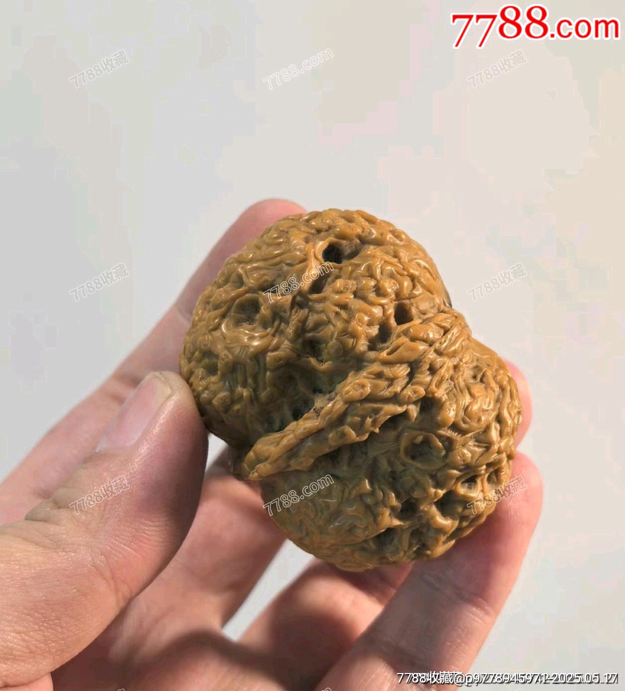 回流精品老核雕一對把玩件滿雕羅漢人物_價格1145元【蘭馨堂古玩收藏藝術(shù)】_第5張_