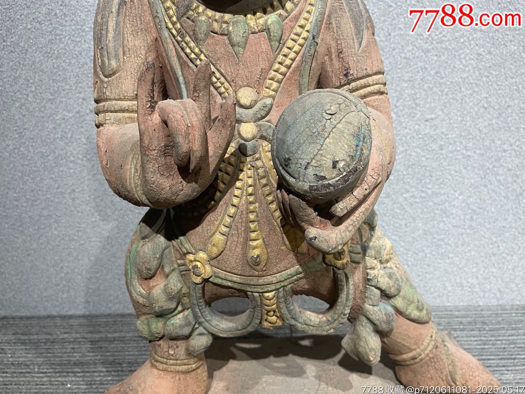 C舊藏楠木【牛頭護(hù)法摩訶迦羅】_價(jià)格2699元【子健老貨】_第4張_