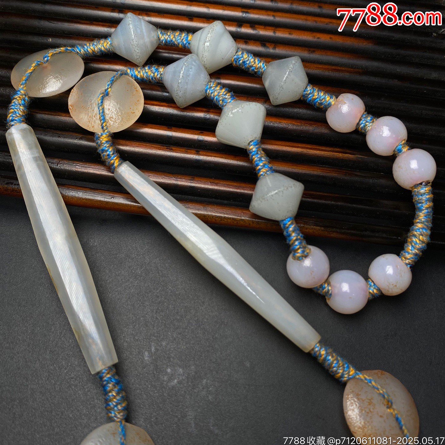 珍藏遼金老瑪瑙翎管搭配老瑪瑙糖球編制項(xiàng)鏈_價(jià)格499元【子健老貨】_第8張_