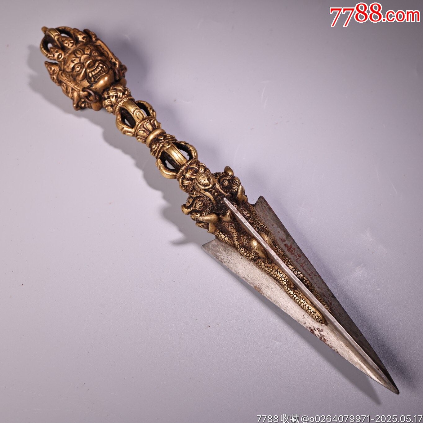 尼泊尔藏传工艺打造密宗普巴金刚降魔杵降魔镢法器工艺精湛款式精美-价格:899元-au41325176- 其它佛/道藏品 -加价-7788收藏 ...
