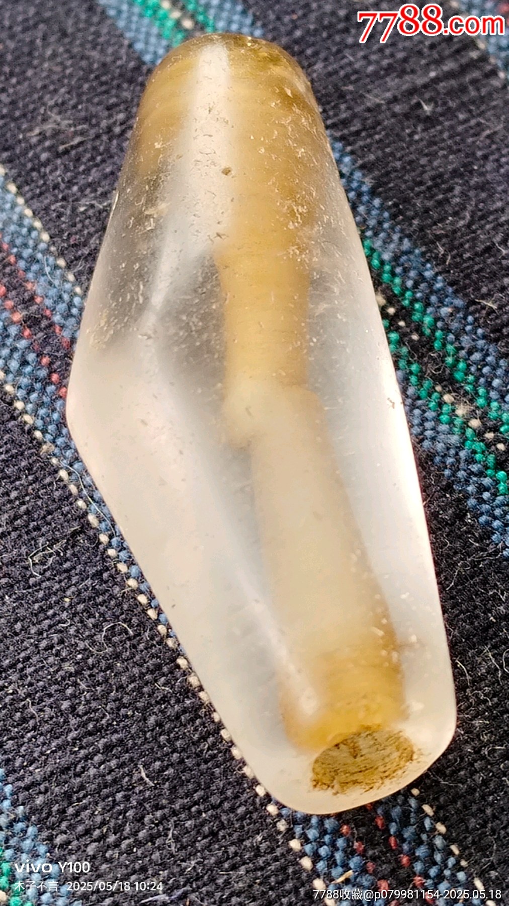 千年老水晶鎖骨鏈珠子_價(jià)格88元【嘉禾古玩】_第1張_