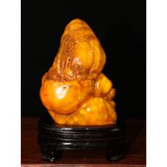 田黃擺件——【童子引路】(au41333617)_子健老貨