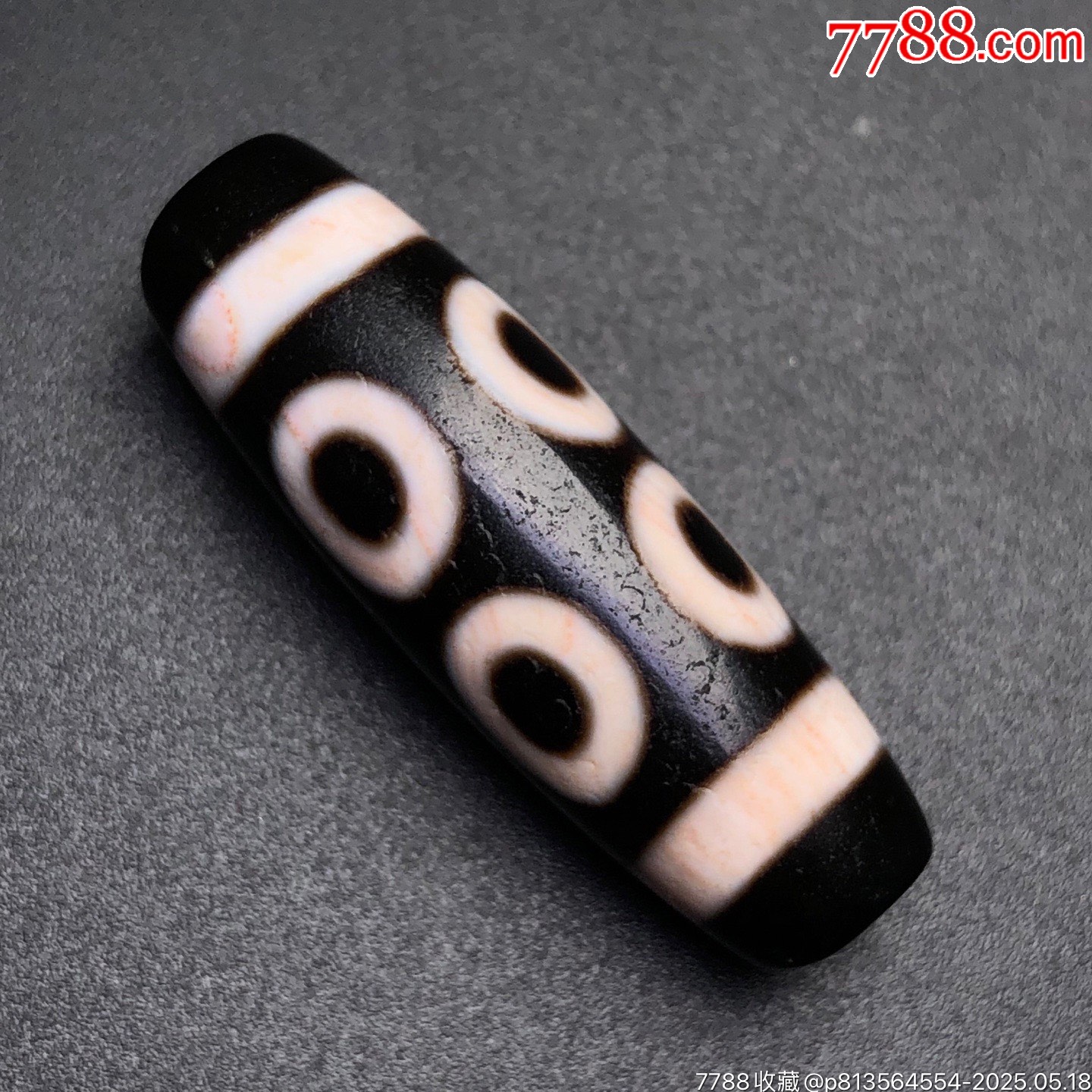 藏區(qū)回流老料高油包漿滿朱砂【八眼天珠】_價(jià)格499元【子健老貨】_第8張_