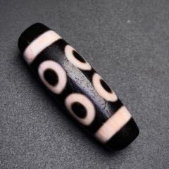 藏區(qū)回流老料高油包漿滿朱砂【八眼天珠】(au41333726)_子健老貨