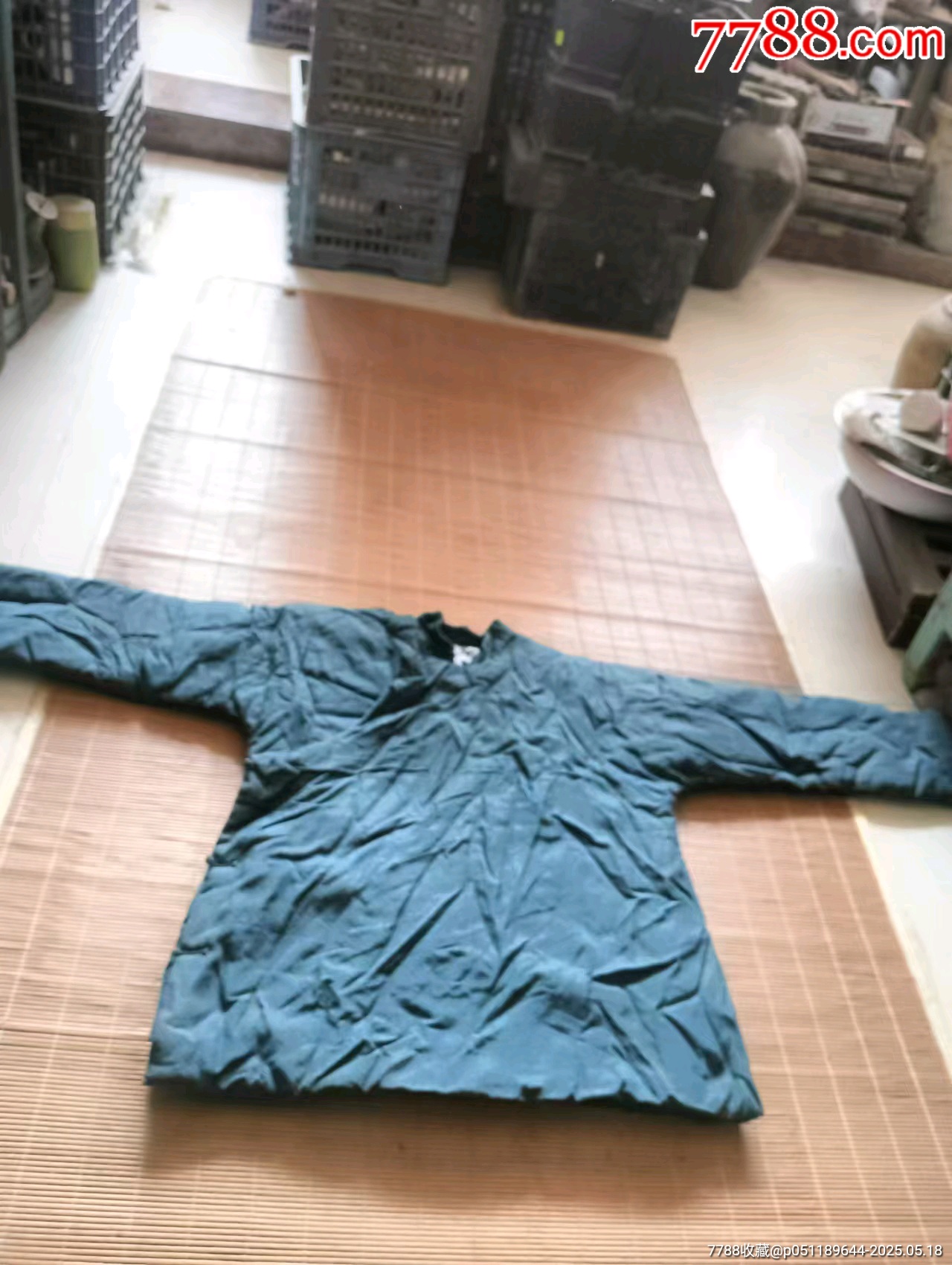 怀旧好品民国时期老丝绸大襟棉袄