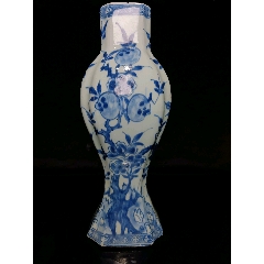 全美品精品清康熙青花三多紋瓶(zc41343945)