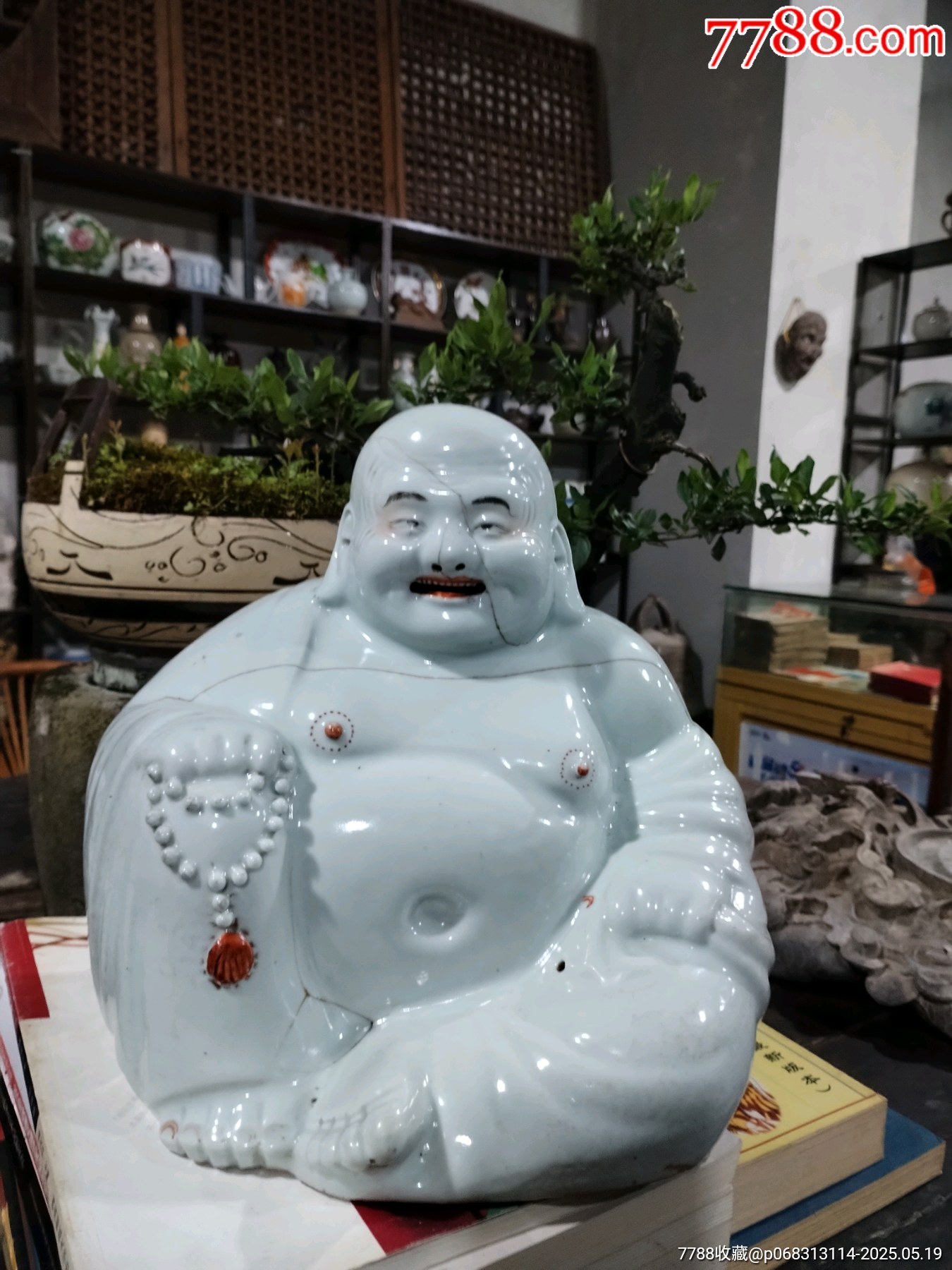 清朱茂記描金彌勒佛_價格999元_第1張_