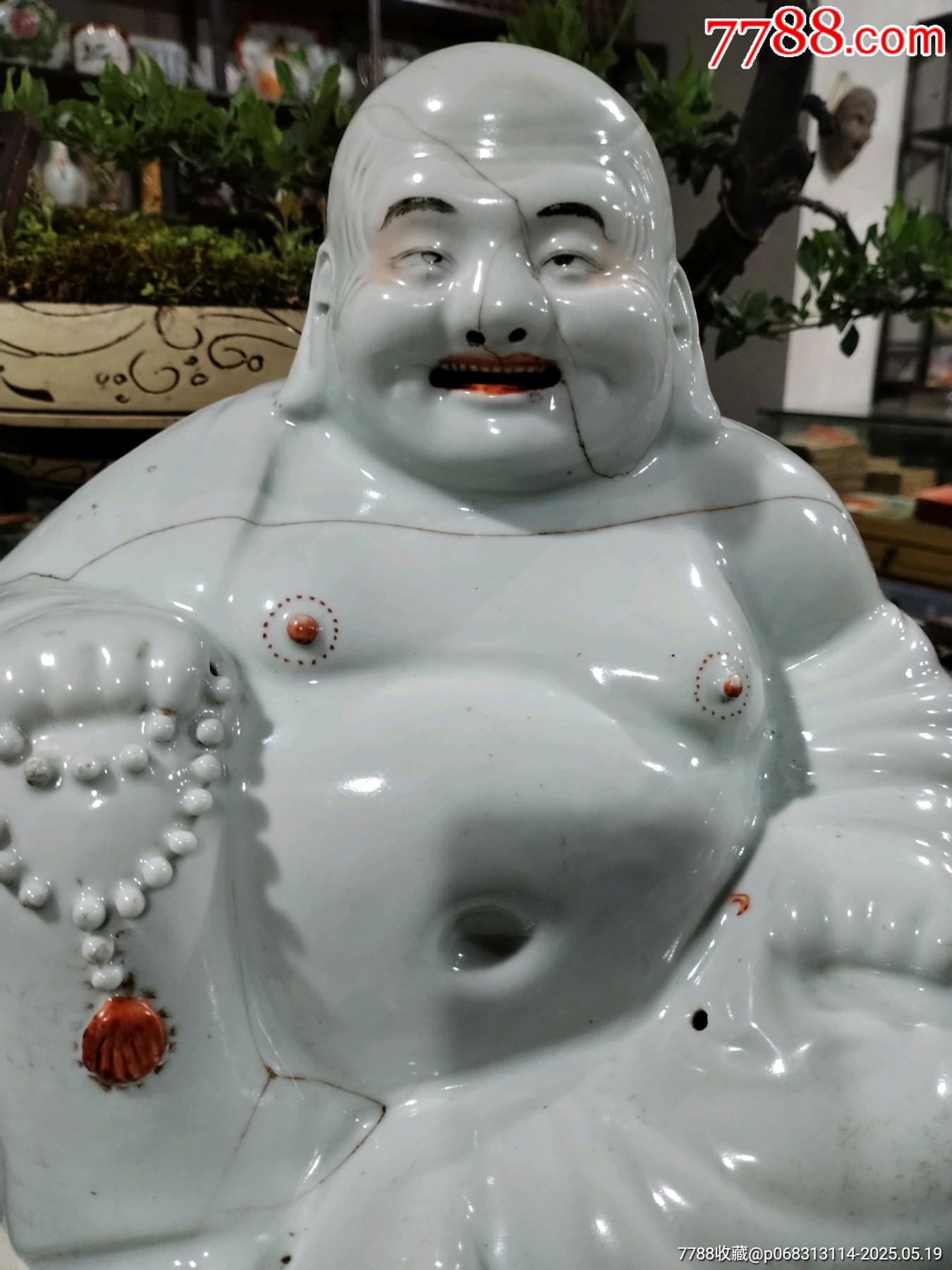 清朱茂記描金彌勒佛_價格999元_第2張_
